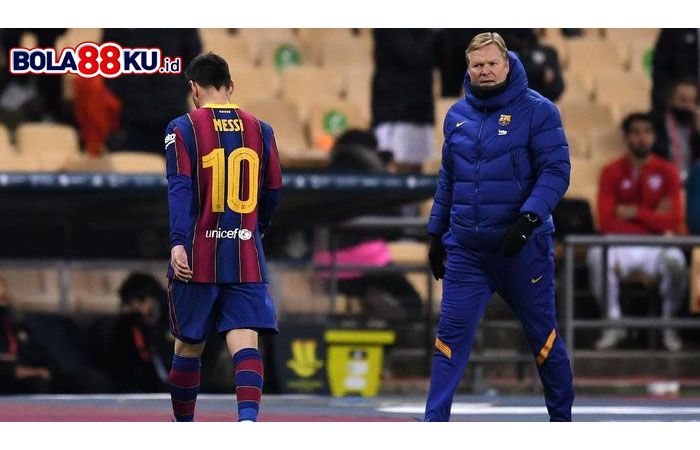 Koeman Berharap Sanksi Messi Dikurangi