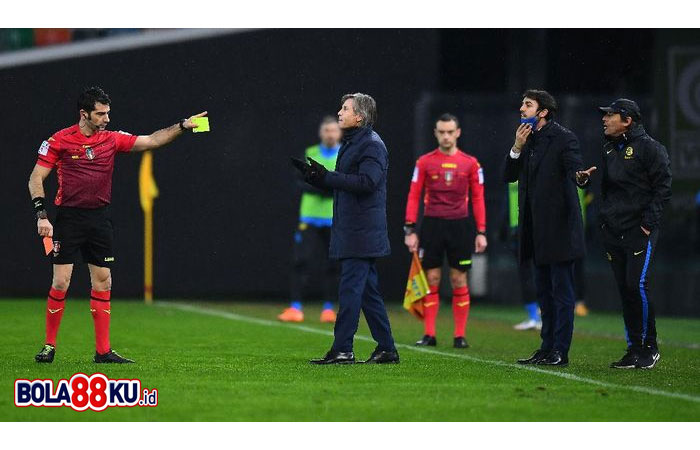 Inter Milan Imbang, Conte Ribut dengan Wasit