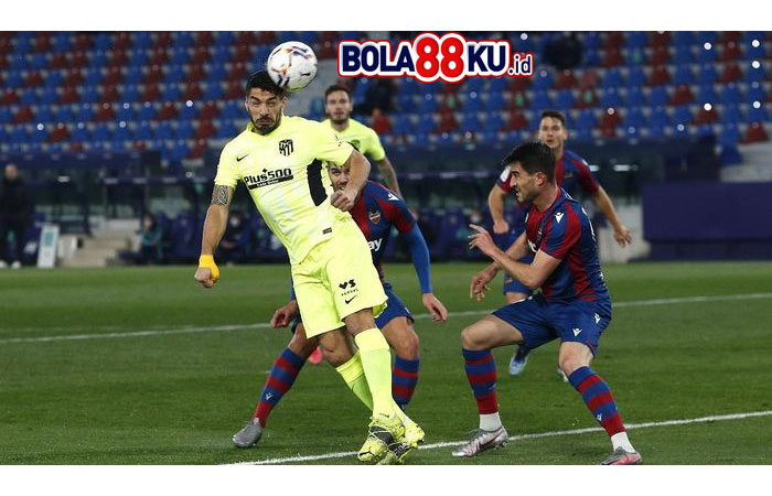 Levante Vs Atletico: Luis Suarez Cs Ditahan Imbang 1-1