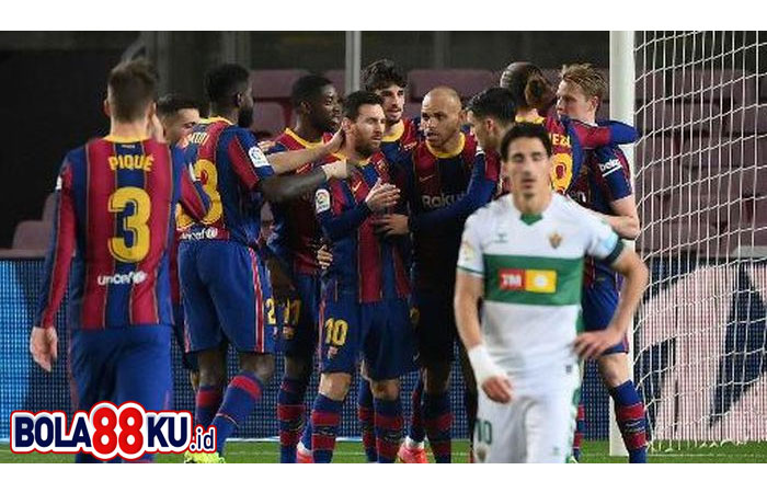 36-0, Dominasi Barcelona atas Elche Kian Luar Biasa